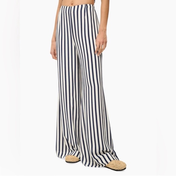 NWT STAUD Luke Stripe Pants - Picture 1 of 9